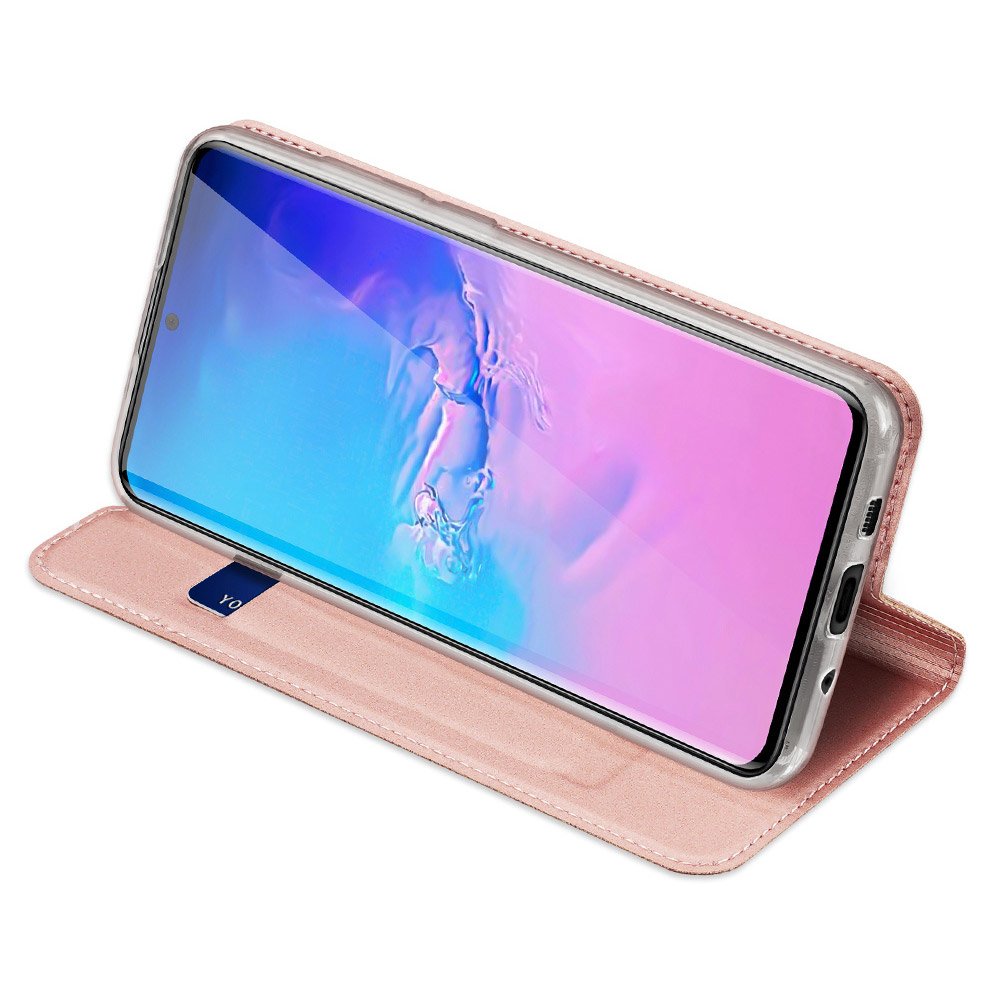 Dux Ducis Skin Pro fliptok Samsung Galaxy S20 Ultra arany színben
