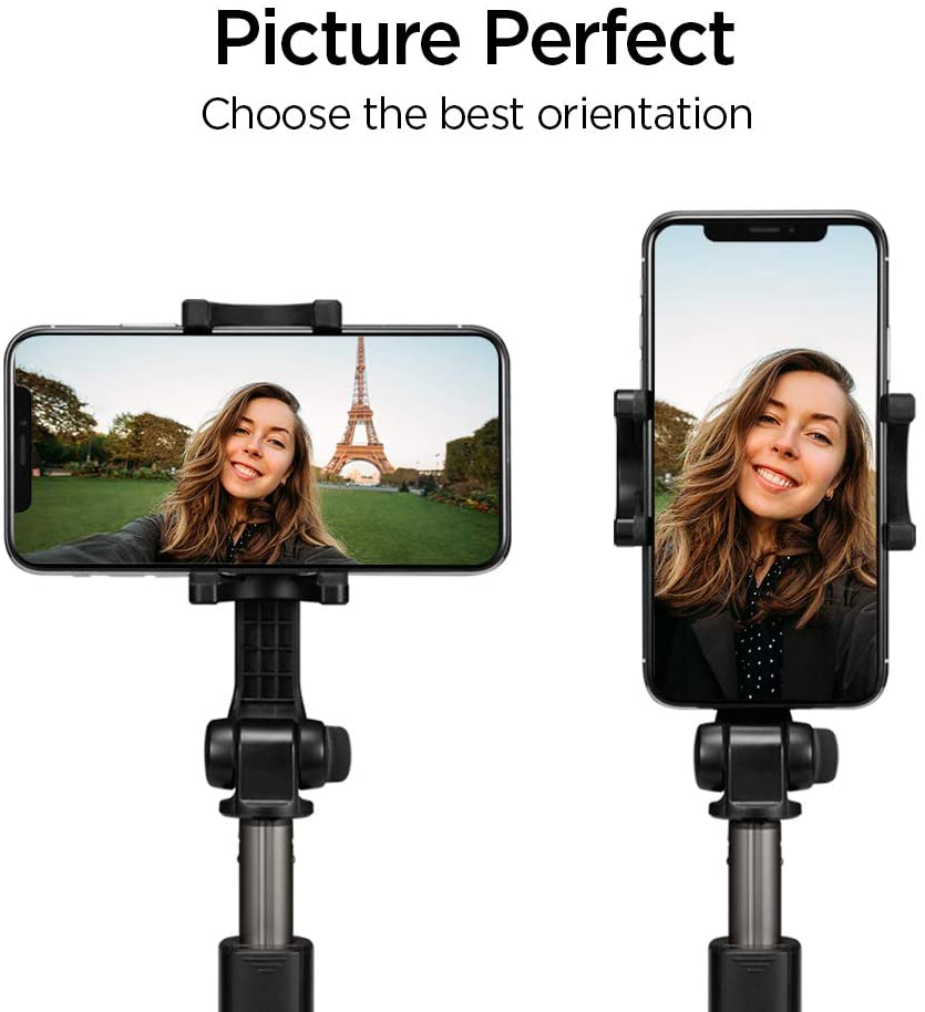 Spigen S540W Velo bluetooth selfiebot és tripod fekete-8