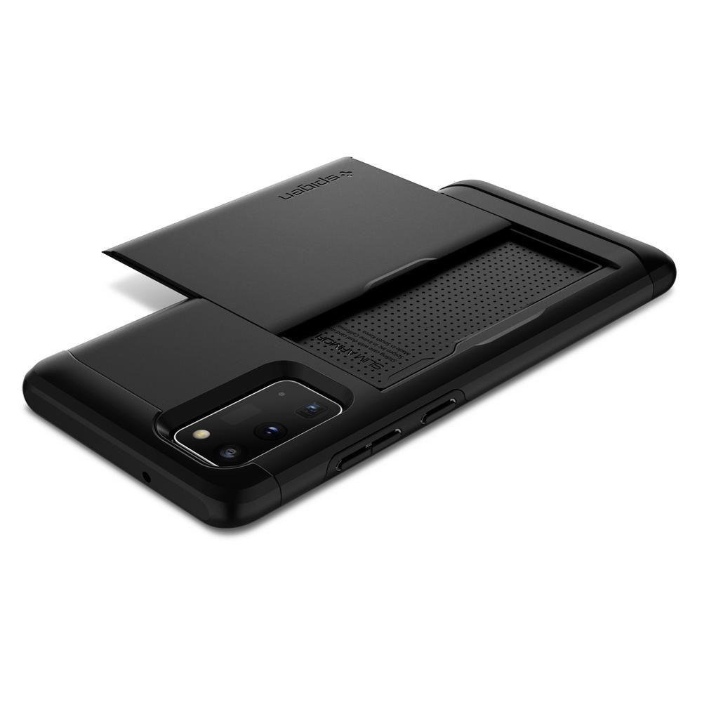 Spigen Slim Armor CS tok Samsung Note 20 fekete színben