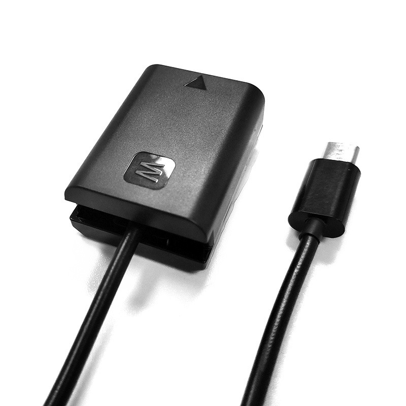 DC-Kuppler + USB Adapter Set - kompatibel mit Sony AC-PW20 - NP-FW50
