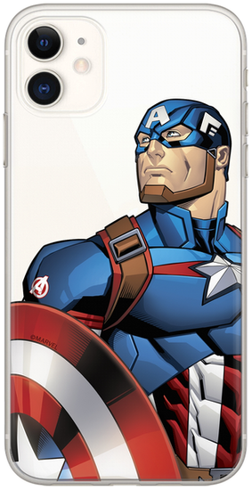 iPhone 12 Mini Marvel Amerika kapitány tok átlátszó