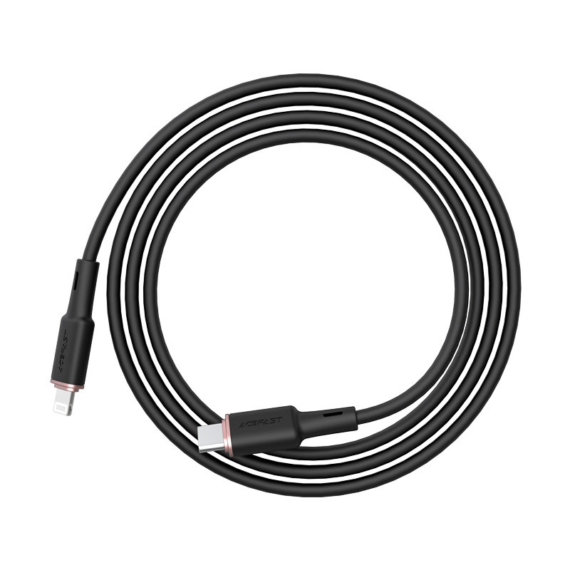 Acefast C2-01  MFI USB Type C - Lightning kábel 1,2m 30W 3A rózsaszín
