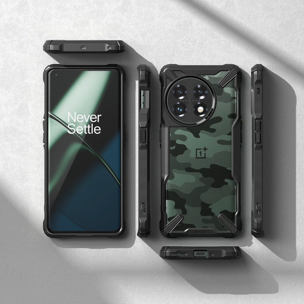 OnePlus 11 Ringke Fusion X tok fekete