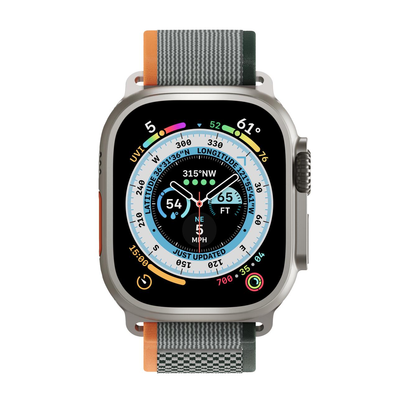 Apple Watch 4/5/6/7/8/SE/Ultra (42/44/45/49mm) Next One Athletic Loop óraszíj zsályaszínű