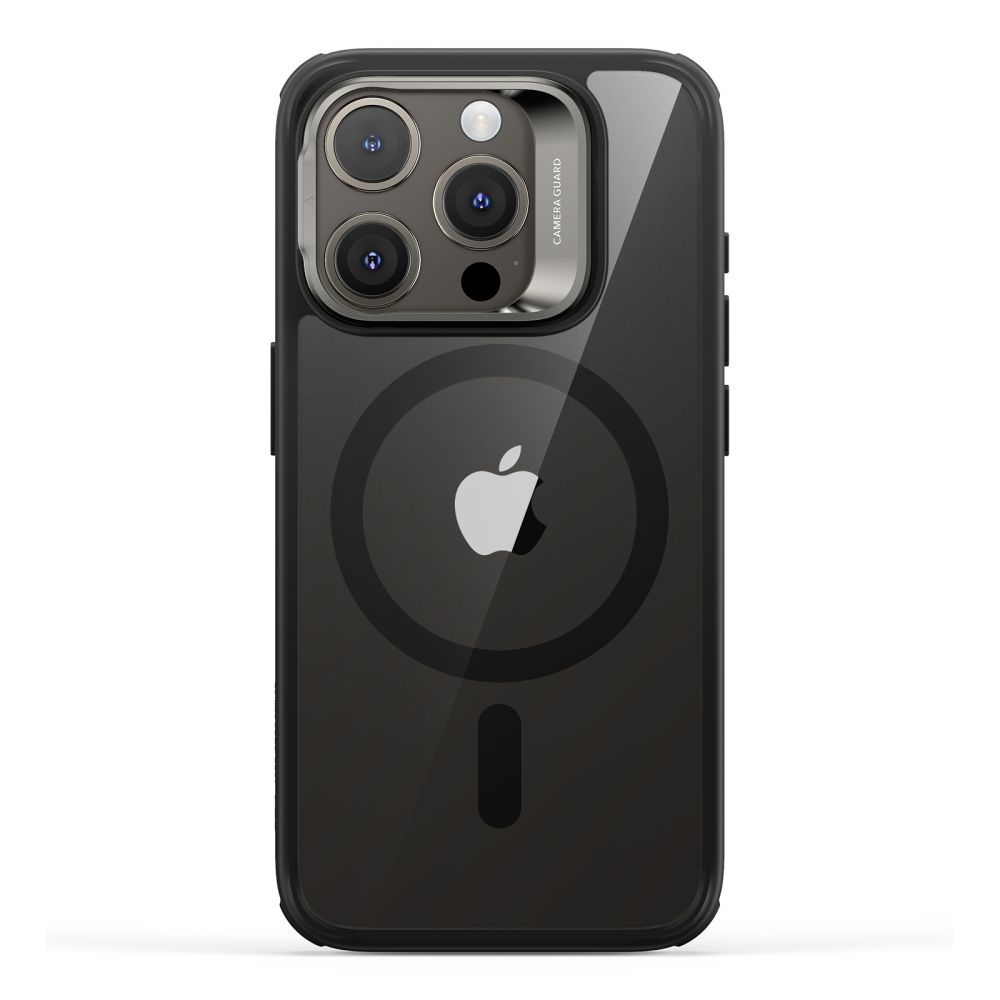 iPhone 15 Pro ESR Classic Kickstand Halolock MagSafe kompatibilis tok átlátszó/fekete