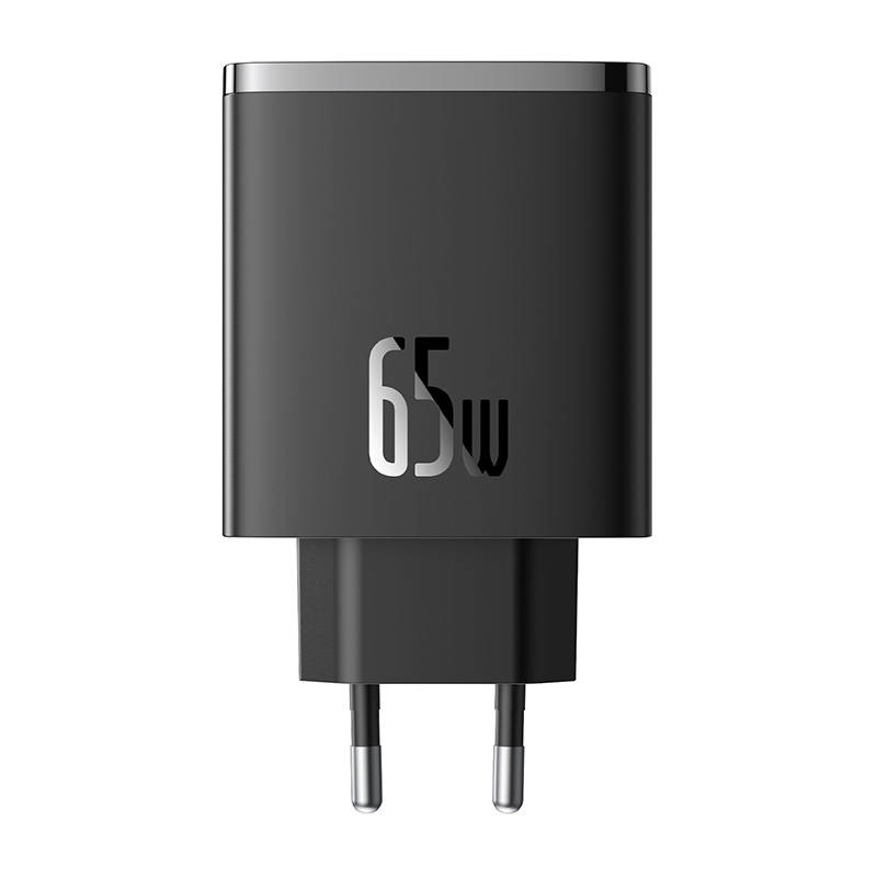 Baseus OS-Cube Pro hálózati töltő adapter 2xUSB-C + USB, 65W fekete