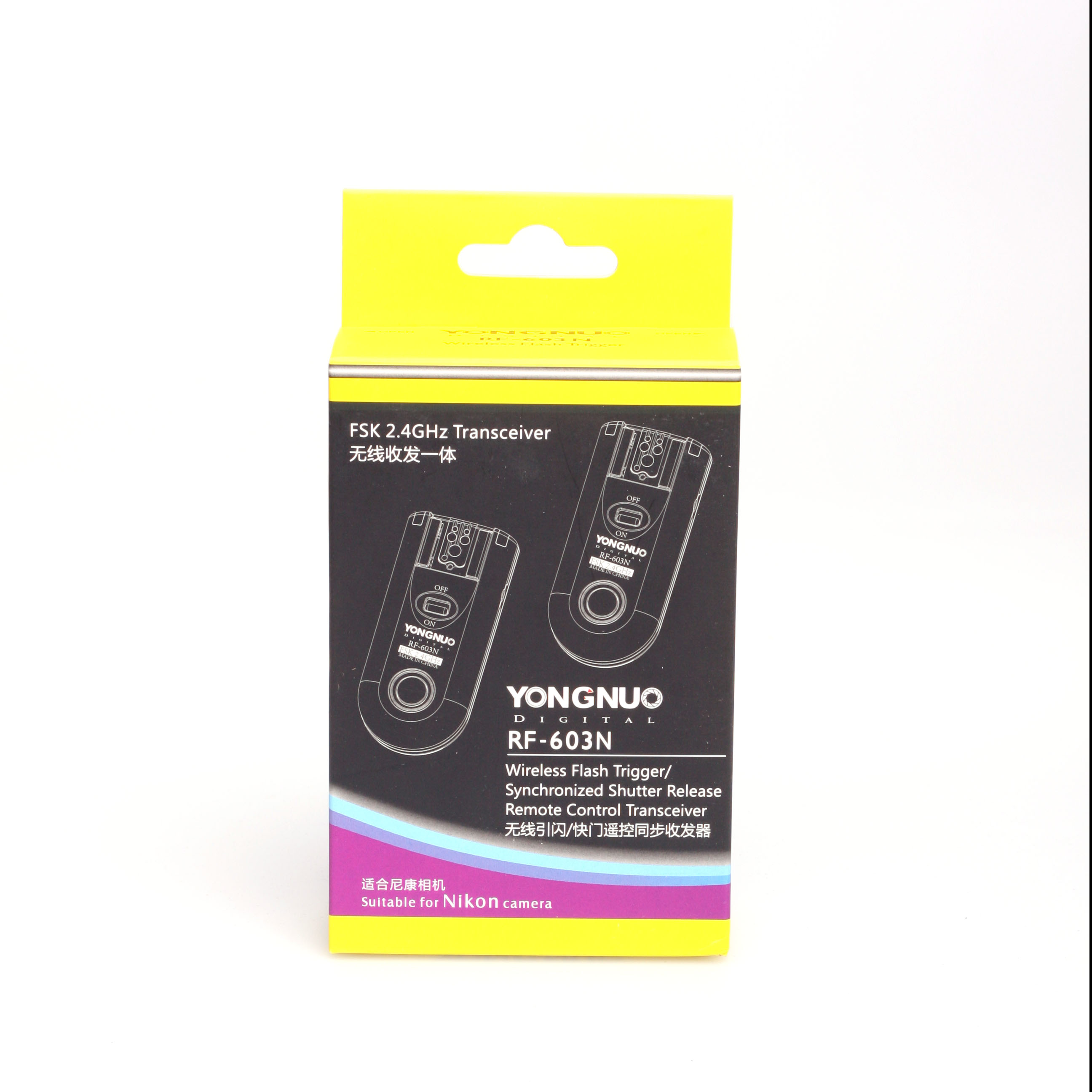 Yongnuo RF 603 II N3 2,4 GHz vaku és f.gép kioldó szett Nikon N3 + Univerzális-2