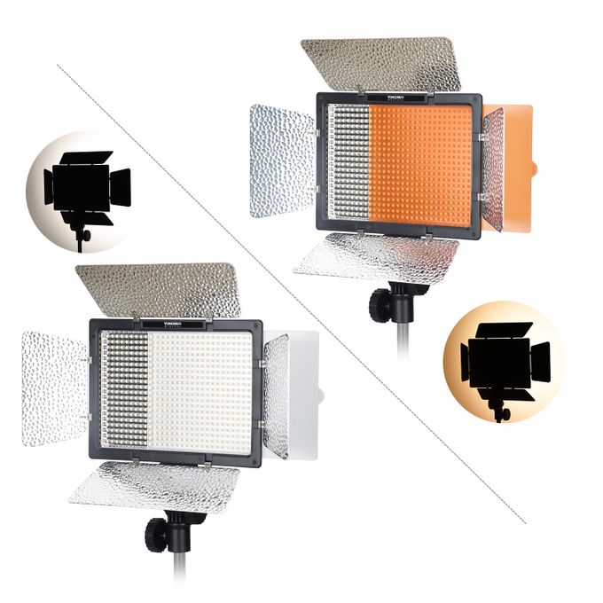 Yongnuo YN 600 L PRO LED Lámpa 3200-5600K Szoftbox Szett Állvány és Hálózati táp kit-3