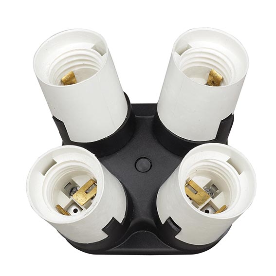 Visico E27 foglalat 4-es elosztó-0