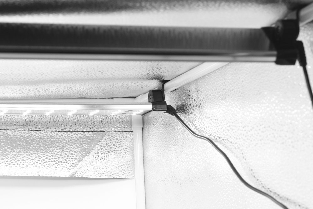 LED lámpás tárgyfotó sátor végtelen háttérrel 80x80x80 cm dimmelhető-4