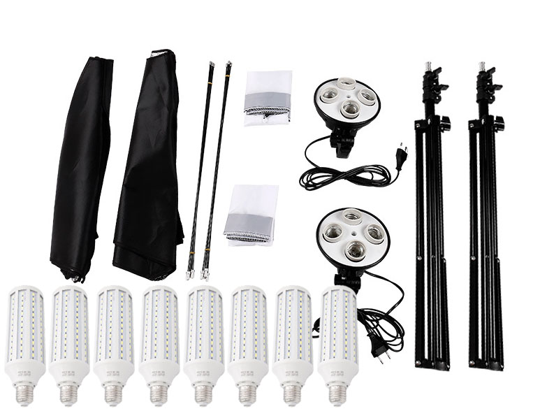 VLOG advanced NL 8x 36W Dupla LED lámpás Szoftbox szett hordtáskában-4