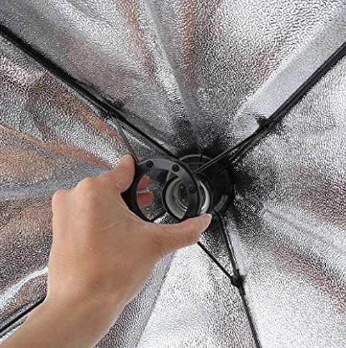 70 cm. Ernyőként nyitható NL octobox softbox E27 foglalattal izzó nélkül-1