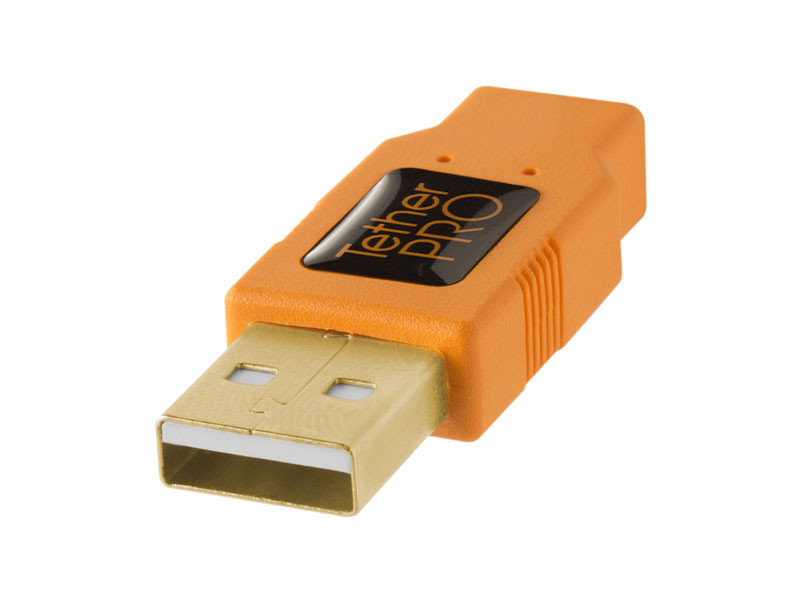 TetherPro USB 2.0 A Male-Micro-B 4.6m narancssárga-1