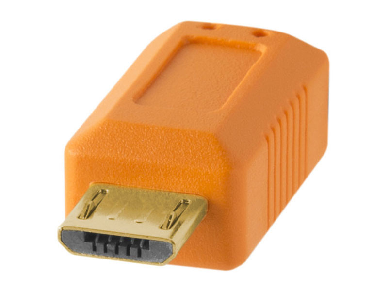 TetherPro USB 2.0 A Male-Micro-B 4.6m narancssárga-2