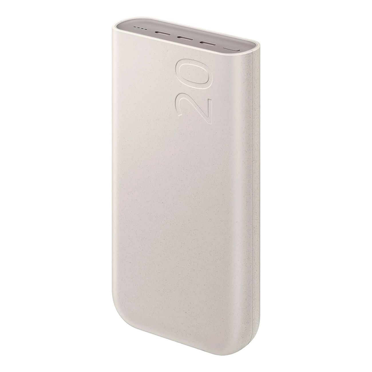 Powerbank Samsung gyári 20000 mAh 3x USB-C 45W SFC - bézs (EB-P4520XUEGEU)-0