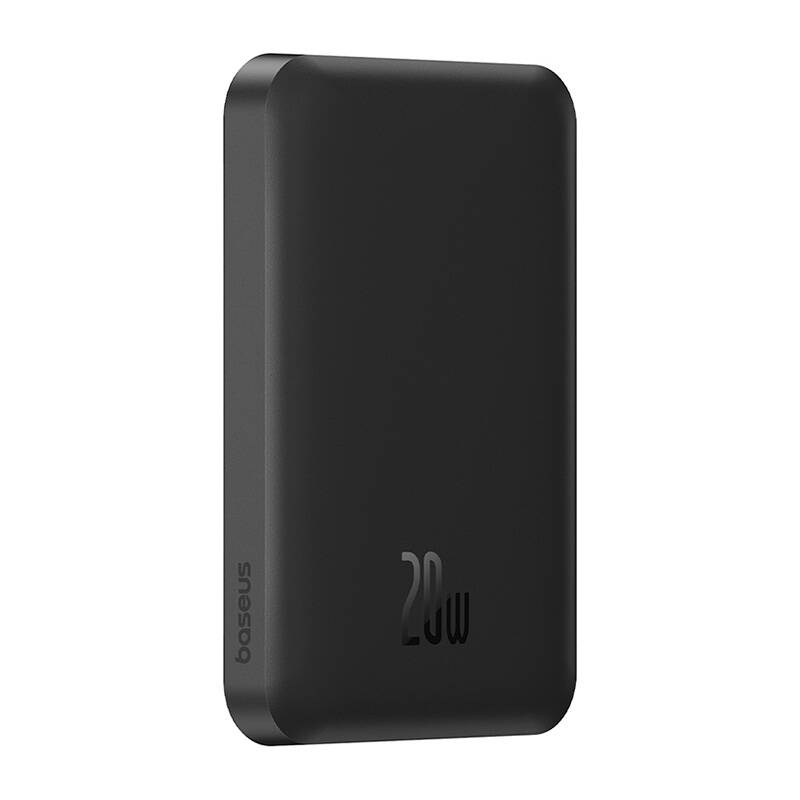 Baseus Mágneses Mini Powerbank, 5000mAh, USB-C 20W (fekete)-7