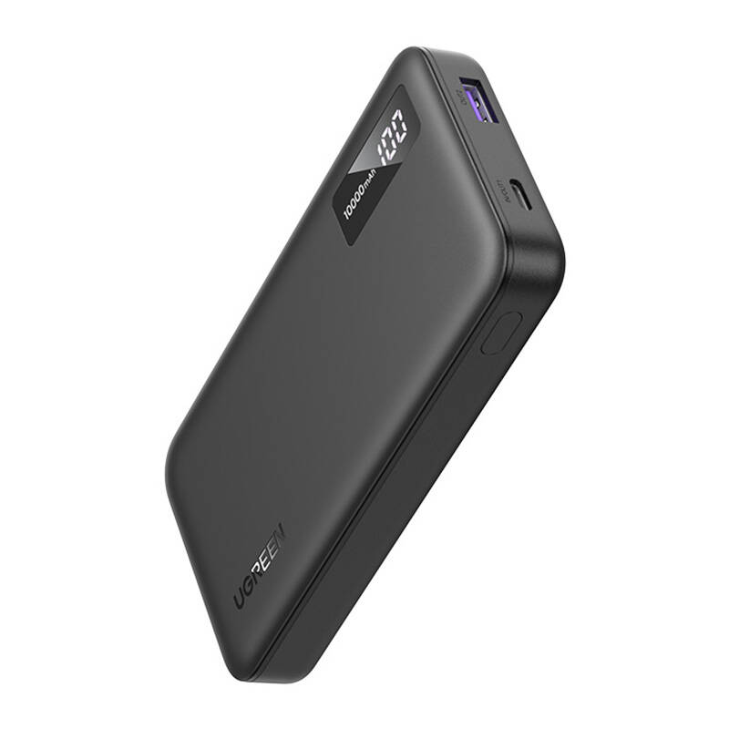 Powerbank 10000mAh Ugreen PB311, USB + USB-C, 20W PD (fekete)-2