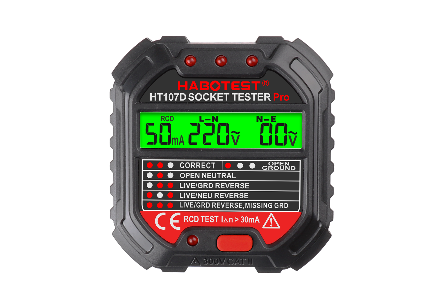 Habotest HT107D aljzatvizsgáló digitális kijelzővel-0