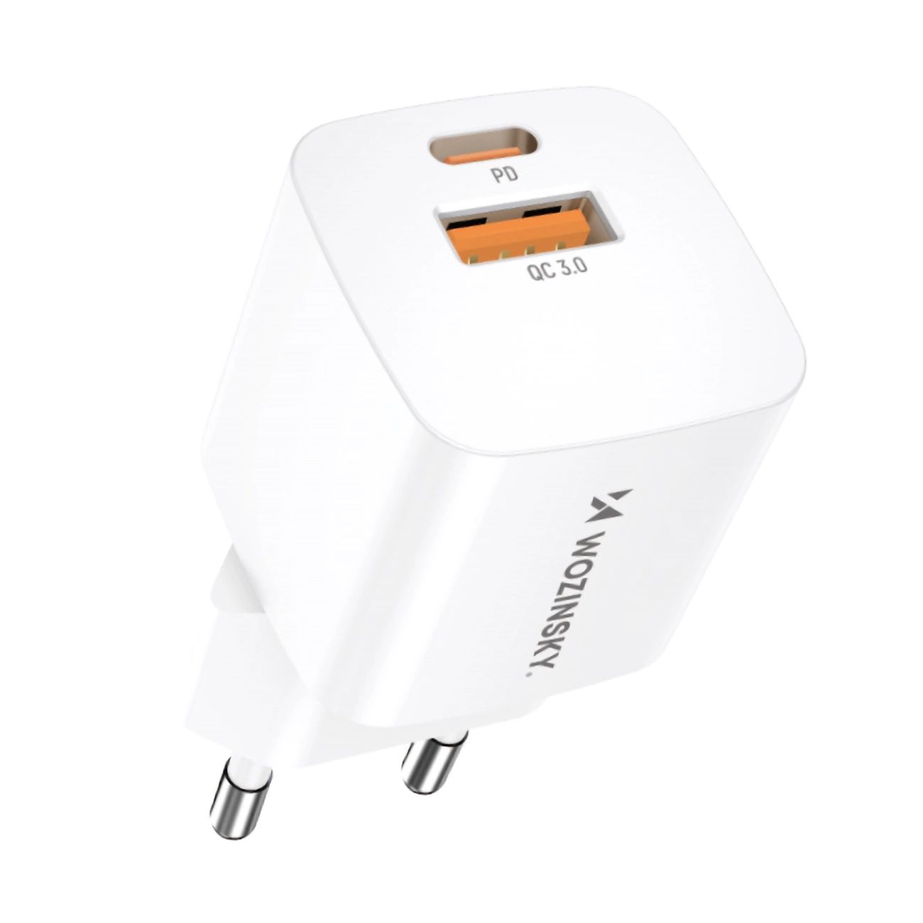 Wozinsky CMWCW 20W USB-C / USB-A hálózati töltő - fehér-0