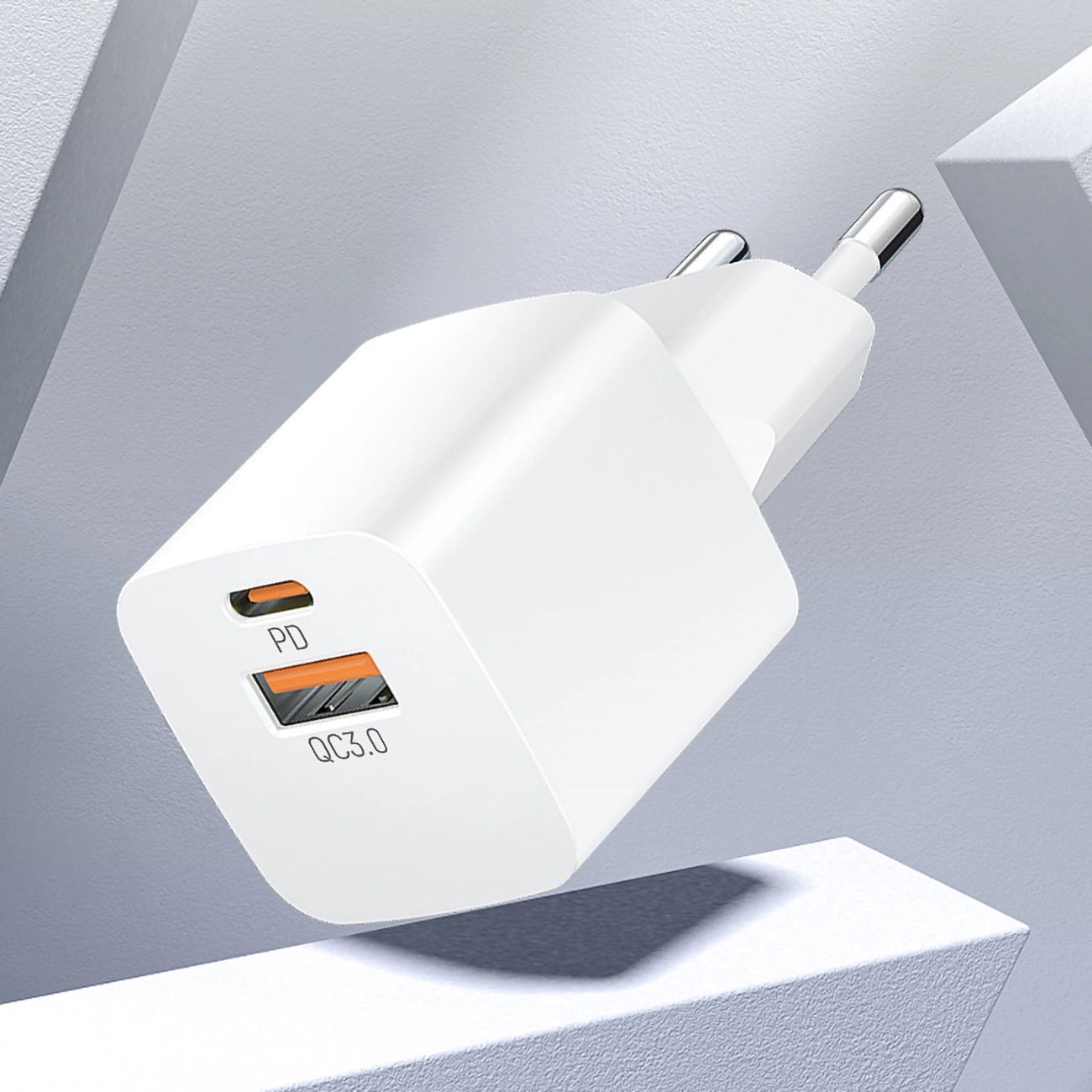 Wozinsky CMWCW 20W USB-C / USB-A hálózati töltő - fehér-3