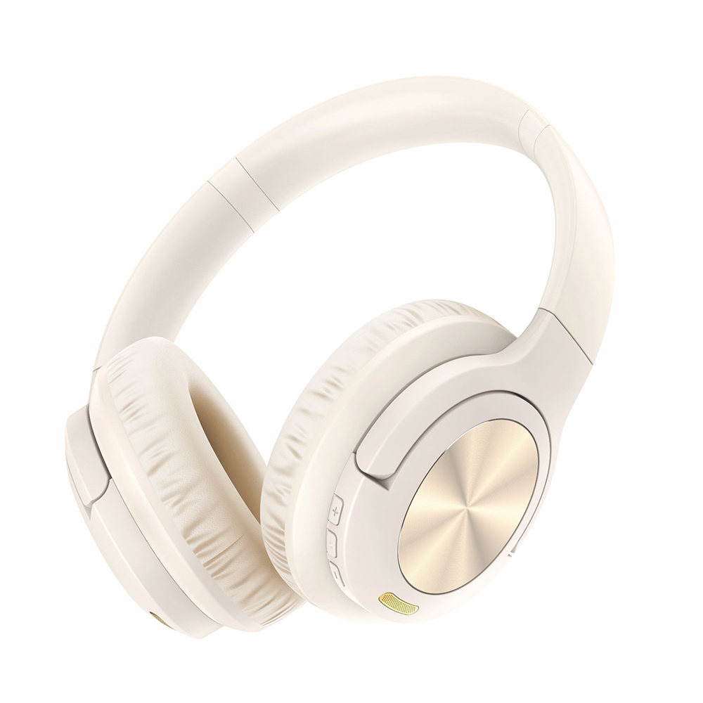 Foneng Bluetooth fejhallgató BL51 (ANC + ENC) bézs-0