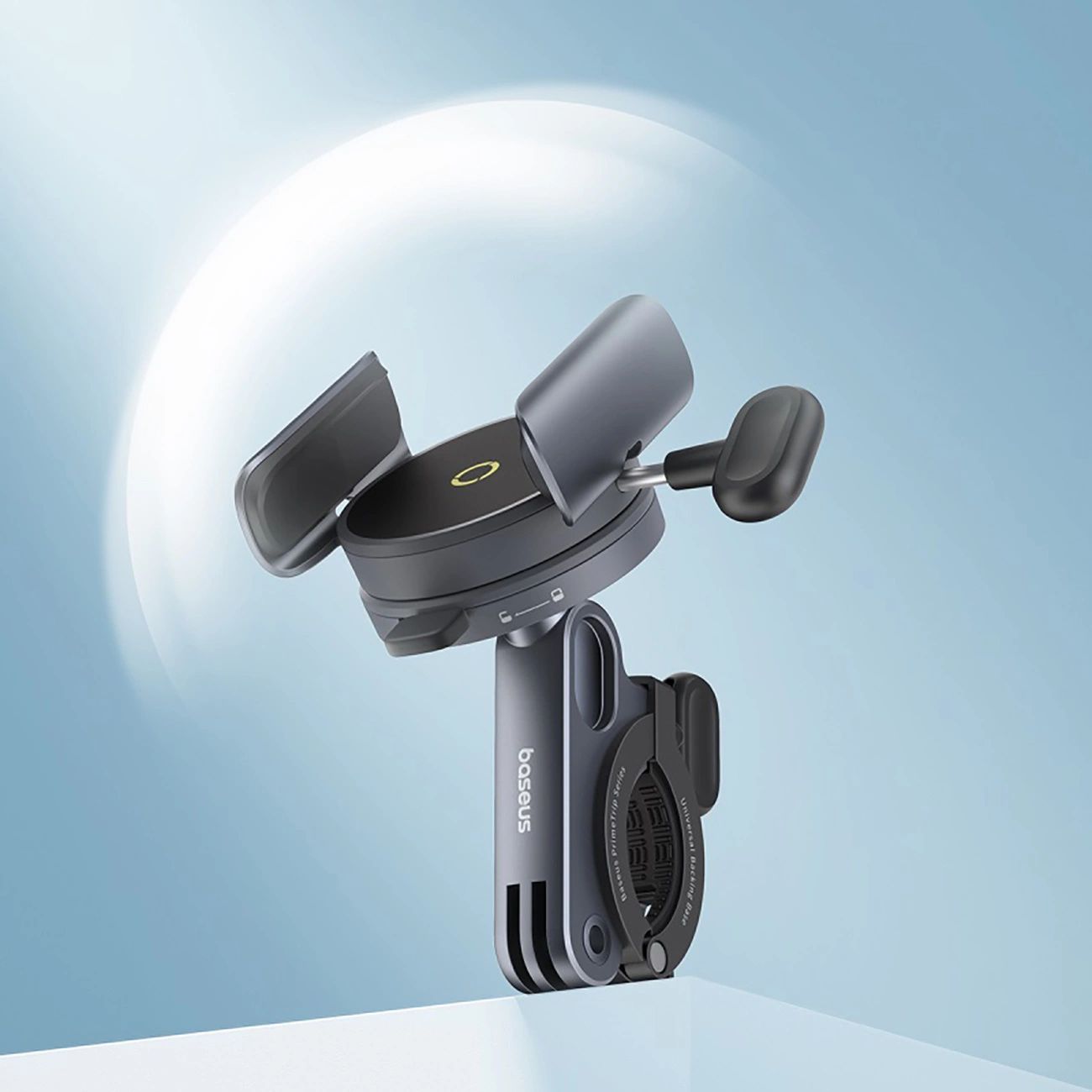 Baseus PrimeTrip mágneses telefontartó biciklire, rollerre, motorra - fekete-2