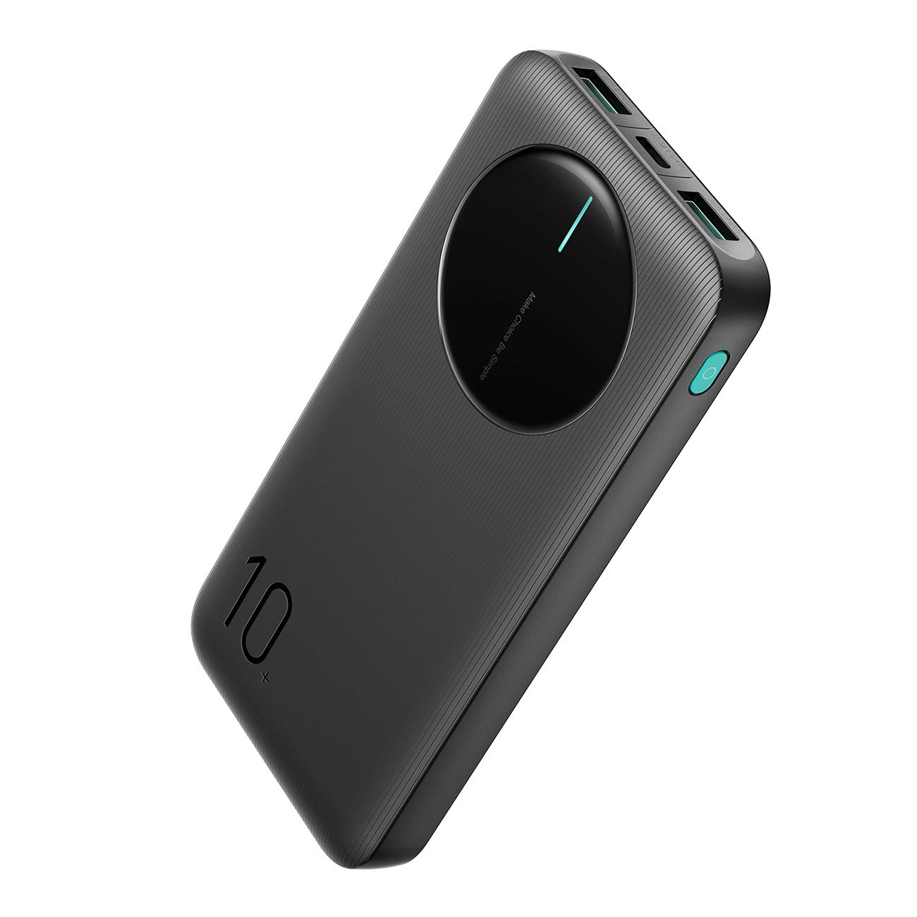 Powerbank Joyroom JR-PBF12 10000mAh 2.4A 2x USB-A 1x USB-C - fekete-0