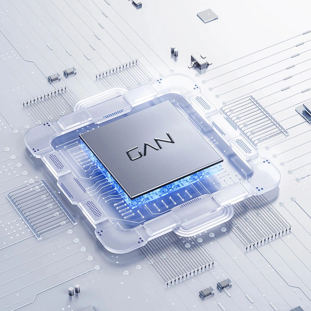 GaN Dudao A30EU 30W USB-A / USB-C Fali Töltő - Fehér-1