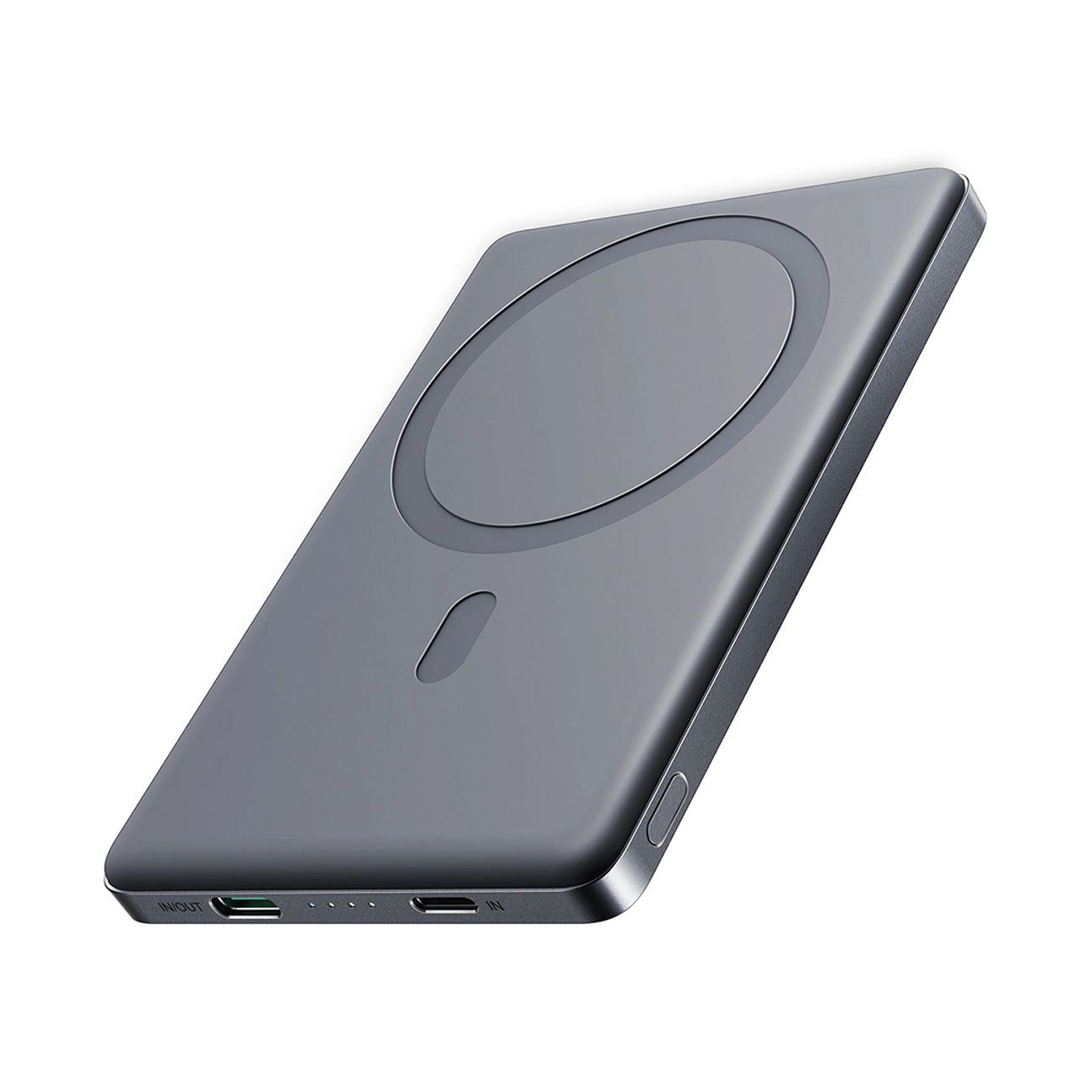 Powerbank Joyroom JR-PBM08 5000mAh 20W induktív töltéssel - szürke magsafe-0