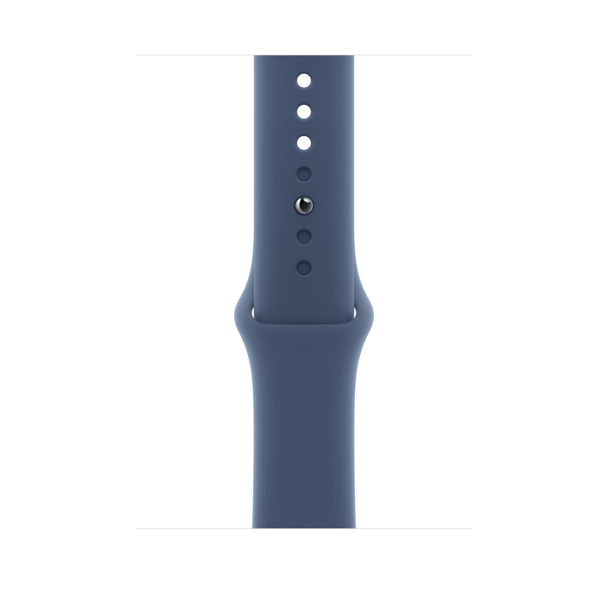 Apple Watch SE2 v3 GPS 40mm Ezüst Alumínium Tokkal és Farmer Sport Szíjjal - S/M-1