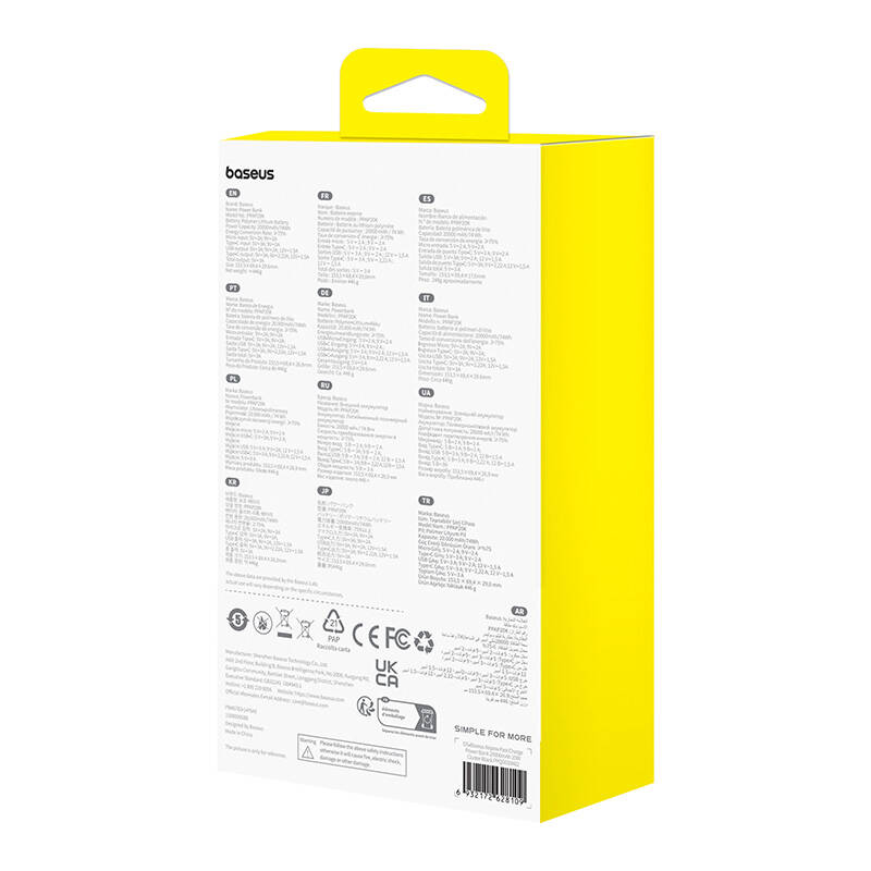 Baseus Airpow 20000mAh 20W powerbank (fekete)-5