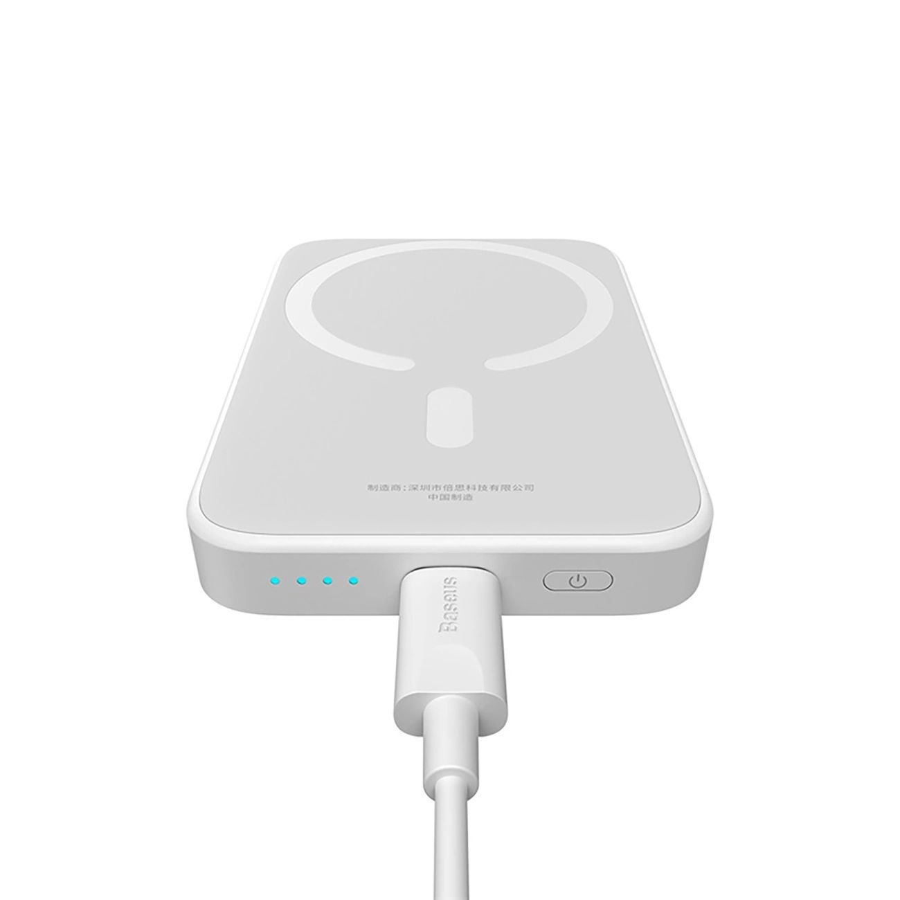 Baseus Magsafe Mini 6000mAh 20W powerbank kábellel Simple Series USB-C - fehér-6