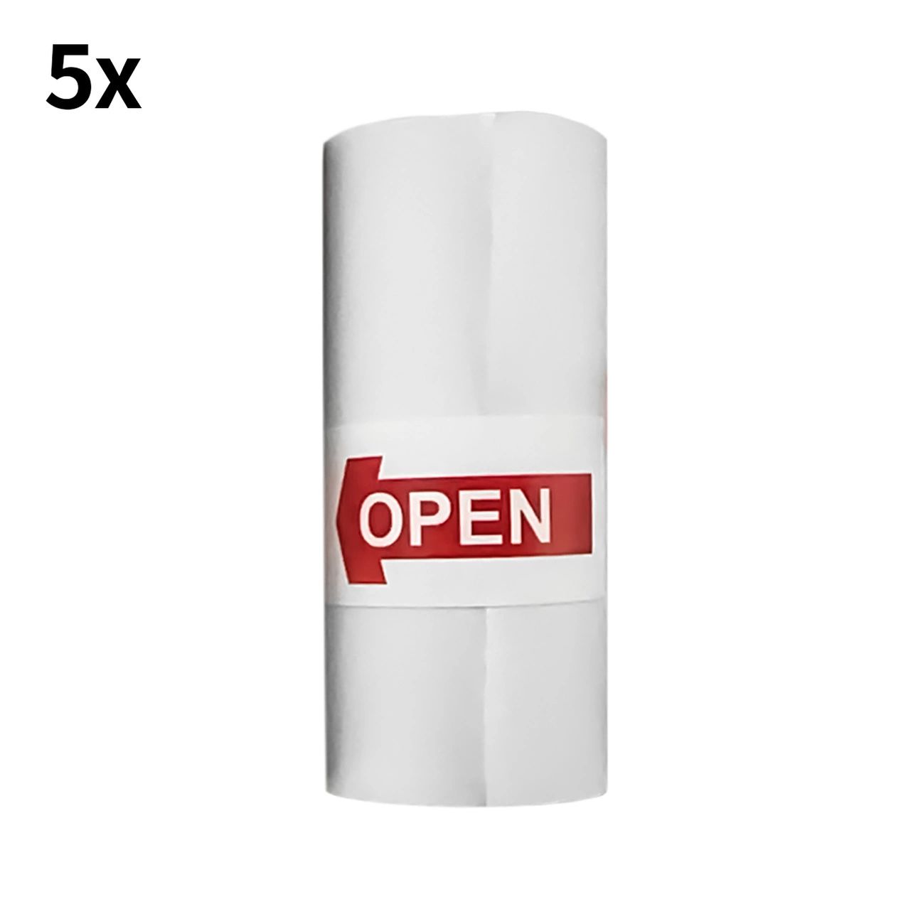 Tekercses hőpapír hőnyomtatóhoz 57mm - Fehér (5 db)-1
