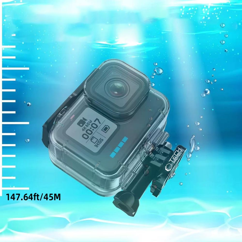 Tech-protect Ga200 Vízálló Tok Gopro Hero 9 / 10 / 11 / 12 / 13 átlátszó-2
