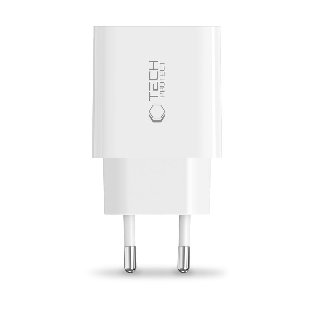 Tech-protect Nc20w 1-port Hálózati Töltő Pd 20w Fehér-3