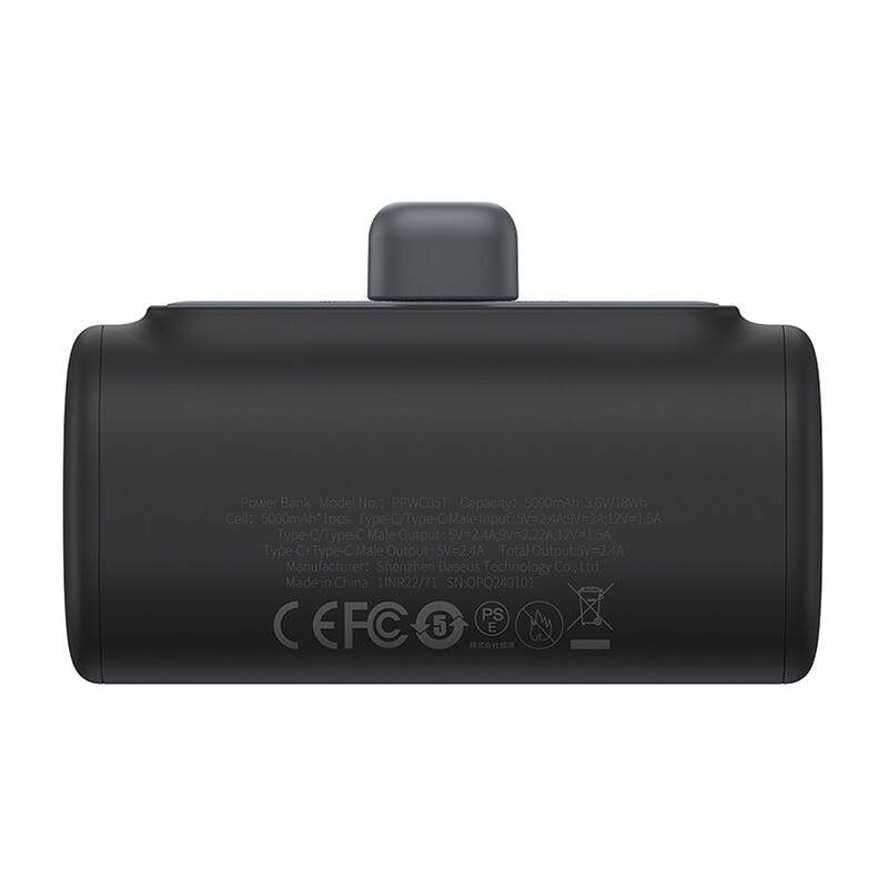 Baseus Compact Powerbank gyors töltés Type-C Edition 5000mAh 20W-1