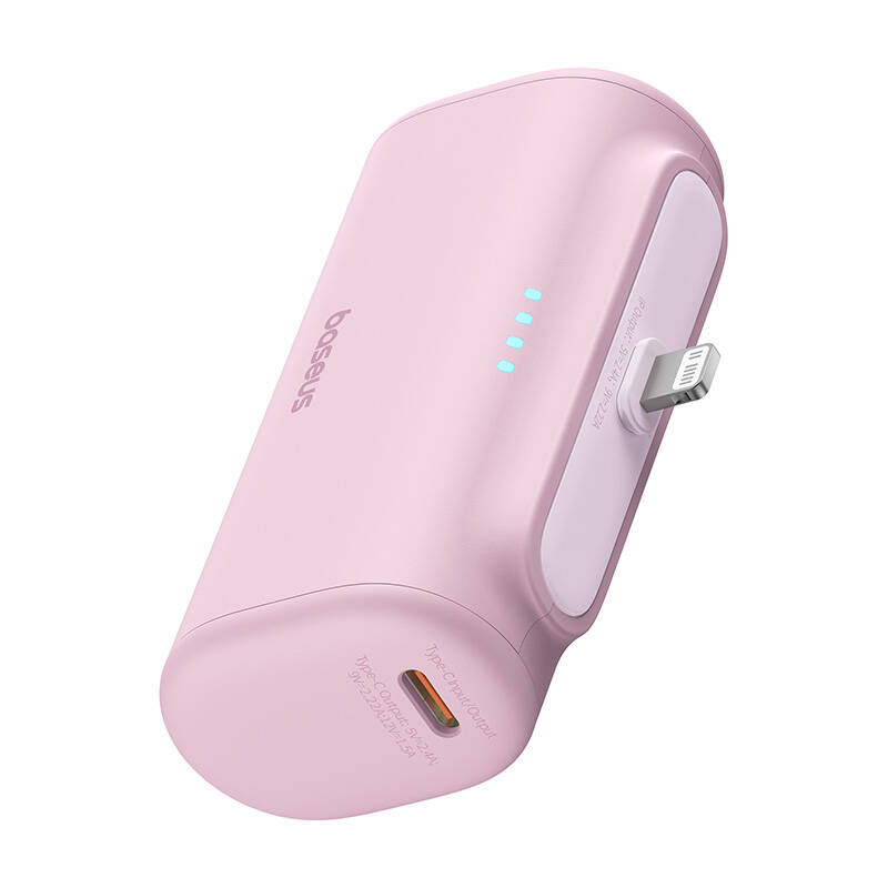 Powerbank OS-Baseus Compact IP 5000mAh 20W (rózsaszín)-0