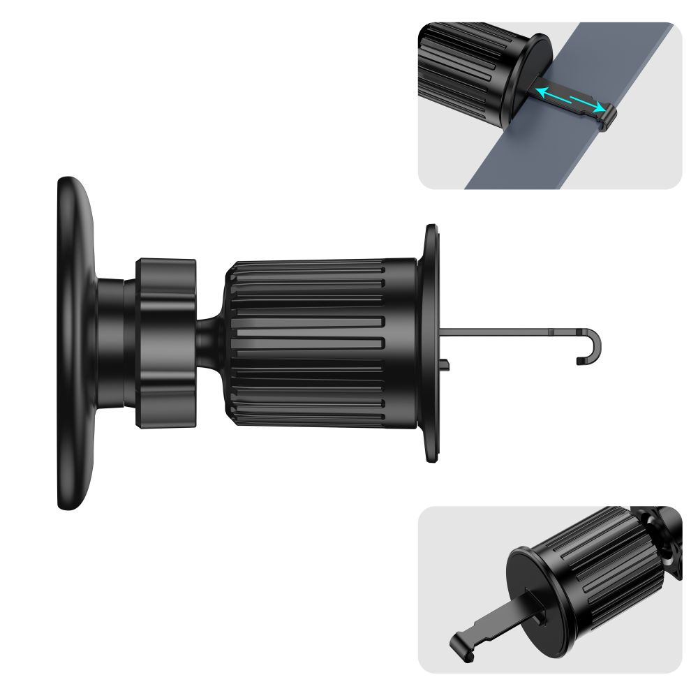 Tech-protect N58 Mágneses Magsafe Szellőzőre Erősíthető Autós Tartó Fekete-2