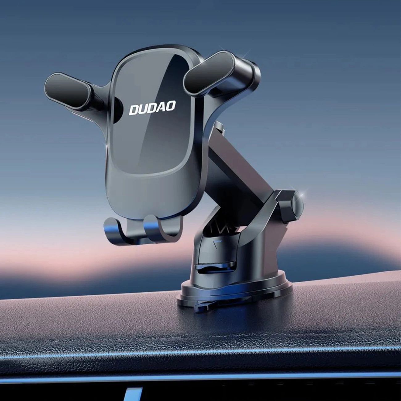 Dudao F5Pro műszerfalra és ablakra erősíthető autós telefontartó - fekete-2
