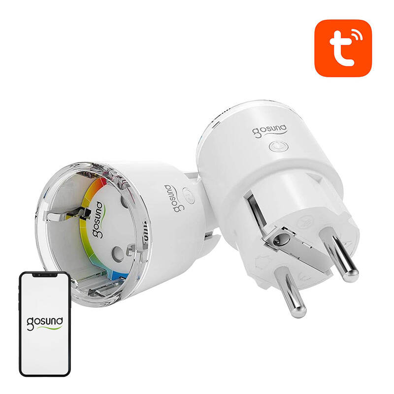 Gosund EP2 WiFi-s okos konnektor - 2 darab, 10A, Tuya-1