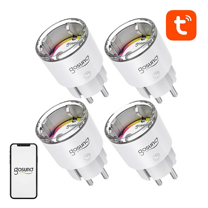 Gosund EP2 WiFi-s okos konnektor - 4 darab, 10A, Tuya-8