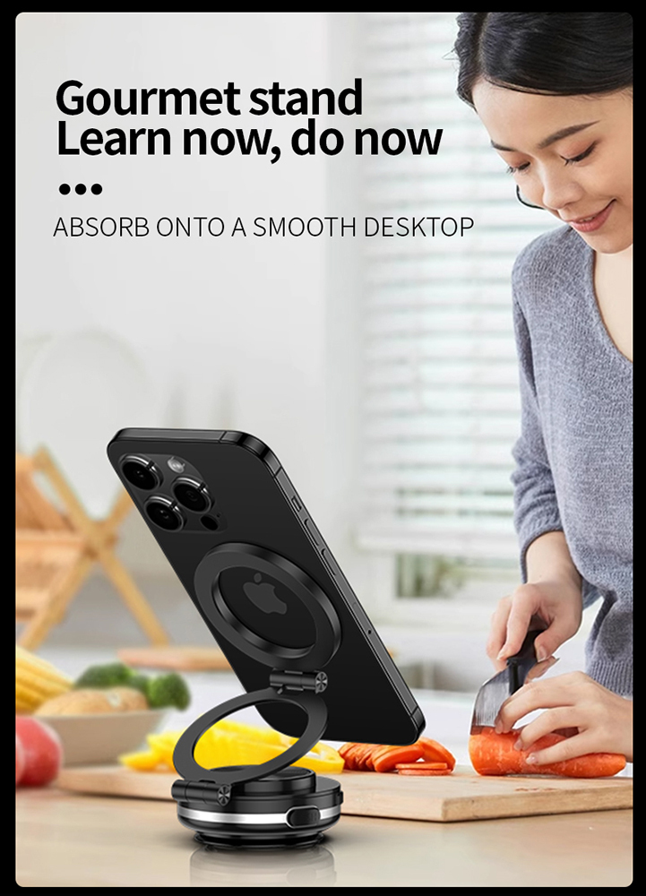 Blavec autós tartó BHV-01 elektromos, vákuumos, mágneses (BHV01-EPMB) fekete-5