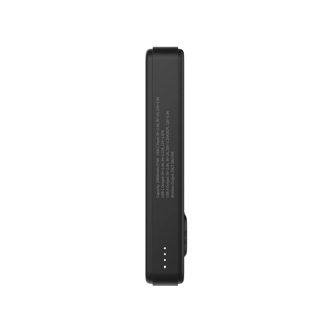 Wozinsky WLWP-10KA0Y3S 22.5W PD Qi2 10000 mAh powerbank támasztékkal, 1x USB-A, 1x USB-C - fekete-17