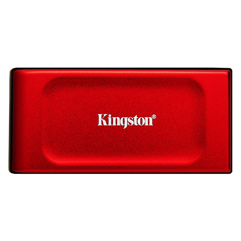 Kingston XS1000 Hordozható SSD, USB 3.2 GEN 2 2TB (piros)-0