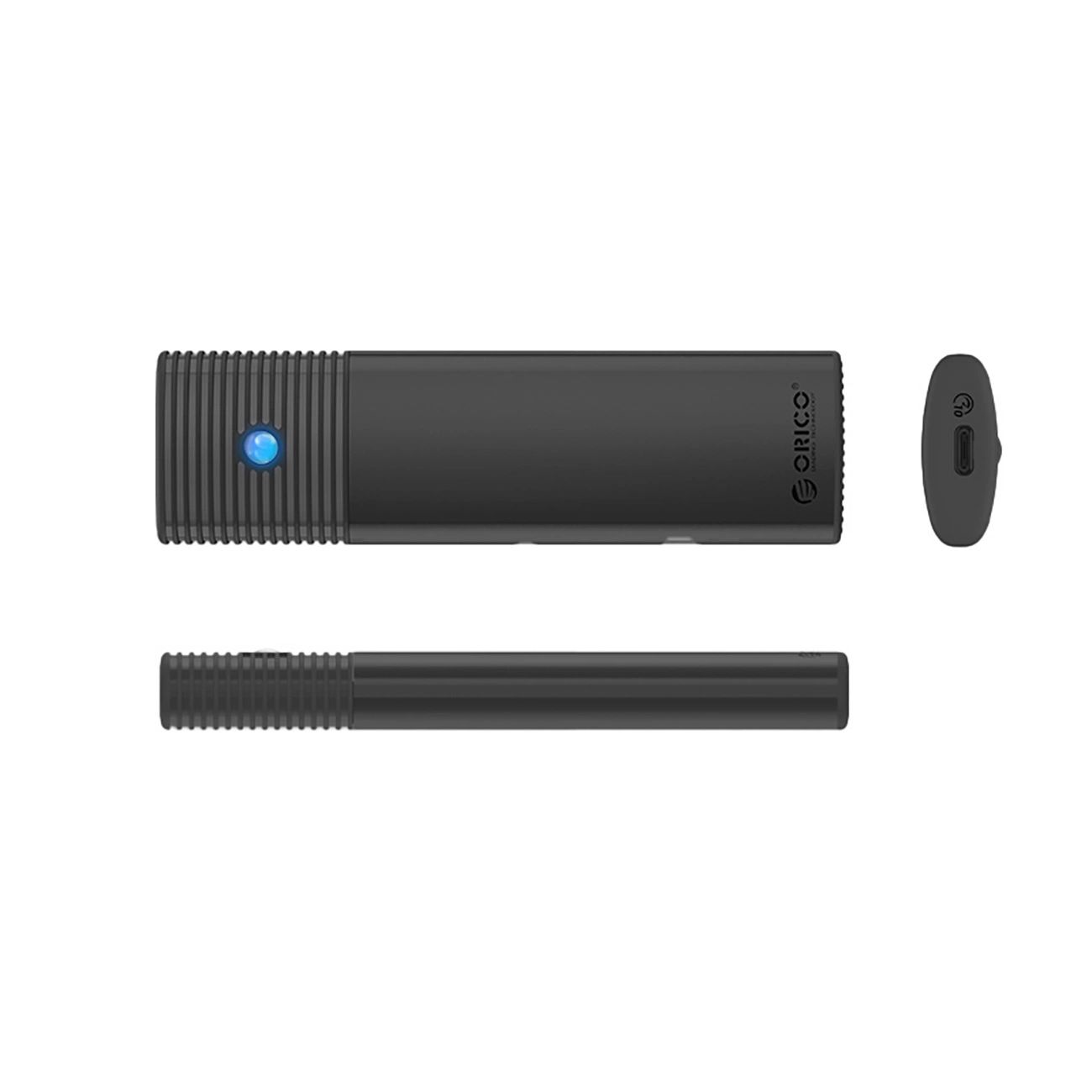 Orico PWM2 M.2 NGFF SATA USB-C 5Gb/s lemezház - Fekete-1