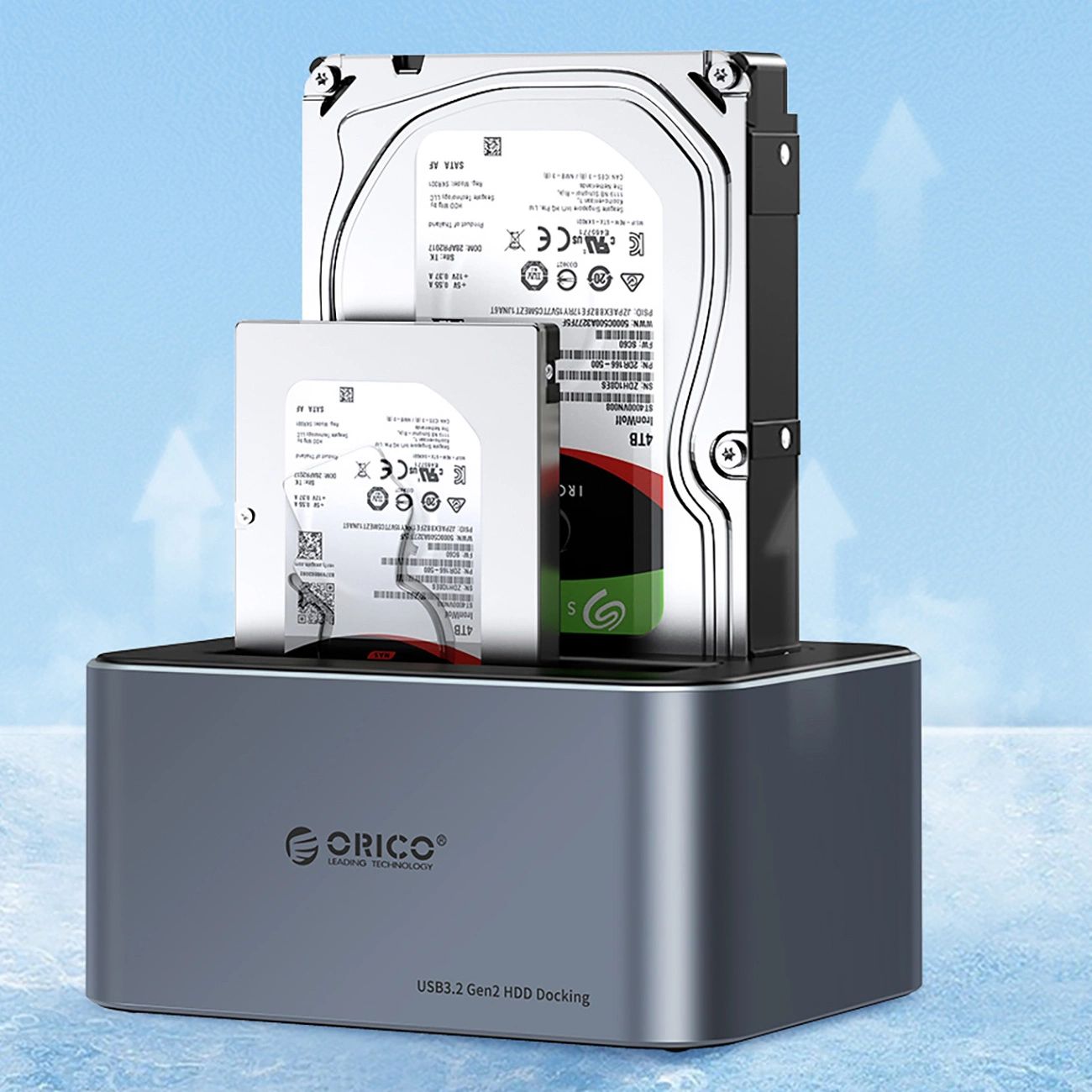 Orico 6656C3-C 5 rekeszes dokkoló állomás offline klónozási funkcióval 2.5