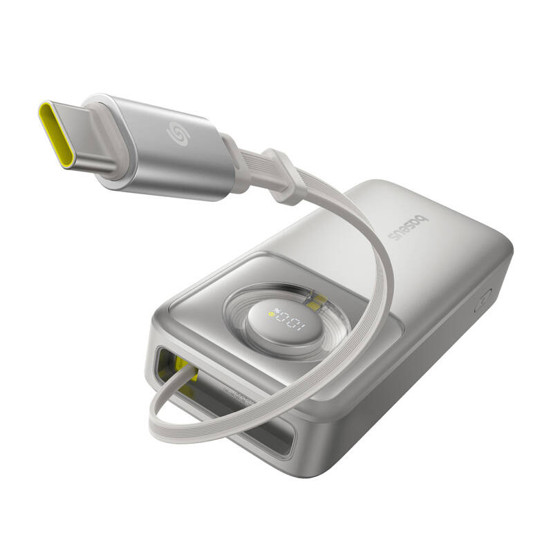 Powerbank Baseus OS Free2Pull 20000mAh 30W + kábel (szürke)-1