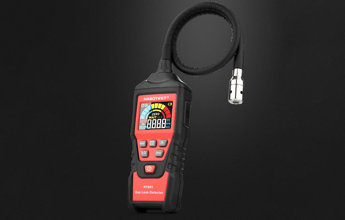 Habotest HT601B gázszivárgás érzékelő riasztóval-6