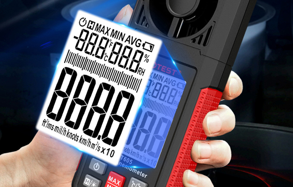 Digitális Anemométer Habotest HT605-4
