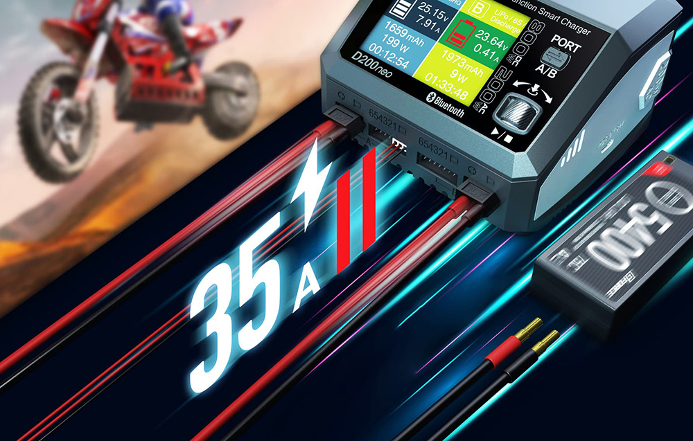 SkyRC D200neo töltő-3